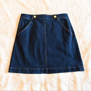 Loft jeans skirt, size 4